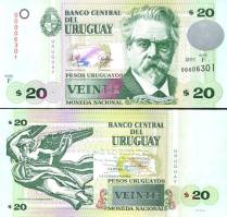 *20 Pesos Uruguayos Uruguay 2011, P86b UNC - Kliknutím na obrázok zatvorte -